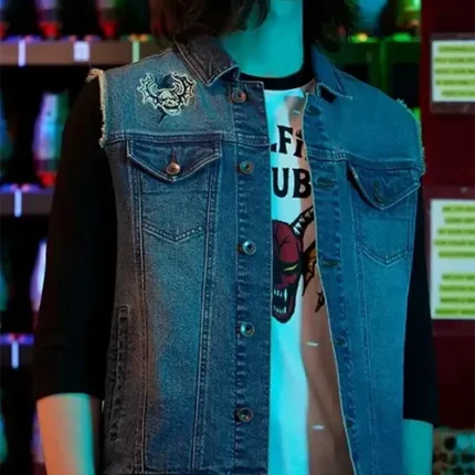 Stranger Things S04 Eddie Munson Blue Denim Vest