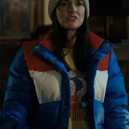 Stranger Things S04 Joyce Blue Puffer Jacket