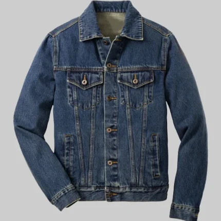 Stranger Things S4 Mike Wheeler Blue Denim Jacket