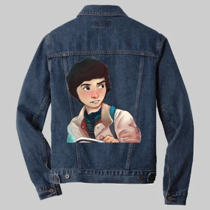 Stranger Things S4 Mike Wheeler Blue Denim Jacket