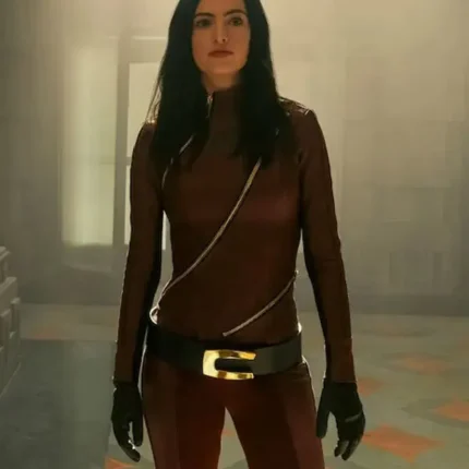 The Umbrella Academy Jayme S03 Red Leather Jacket