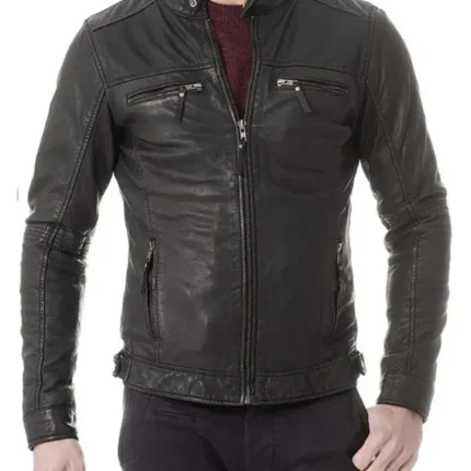 Ted Lasso S03 Roy Kent Biker Leather Jacket