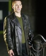 9th Doctor Who Black Leather Jacket