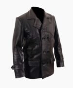 9th Doctor Who Black Leather Jacket