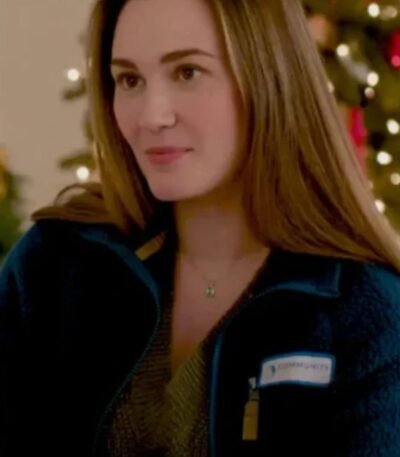 A Godwink Christmas Miracle of Love Joy Teal Sherpa Jacket