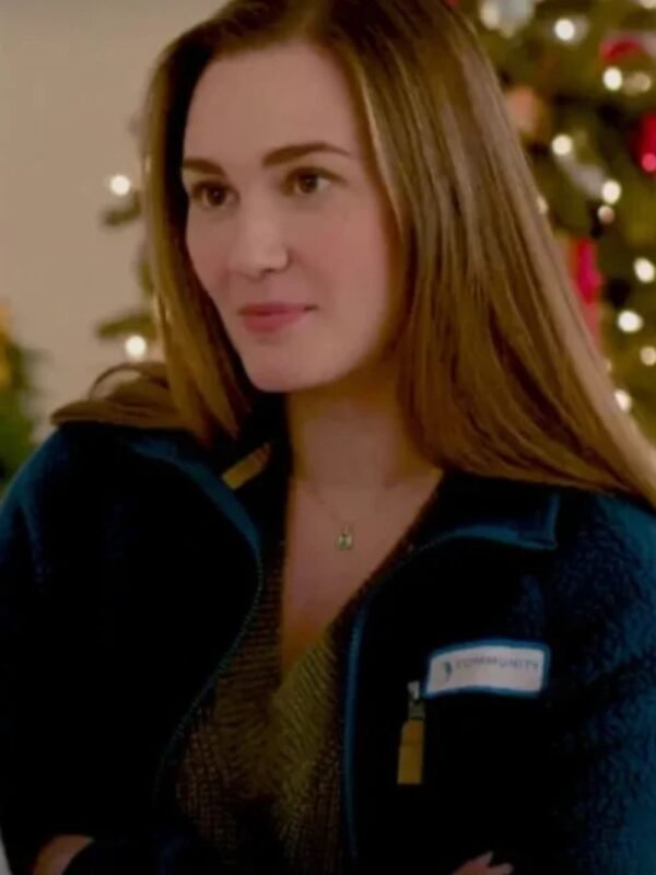 A Godwink Christmas Miracle of Love Joy Teal Sherpa Jacket