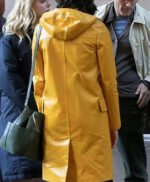 A Rainy Day In New York Connie Yellow Hooded Coat