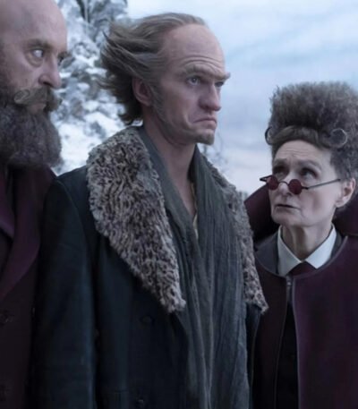 A Series Of Unfortunate Events Count Olaf Black Fur Long Coat