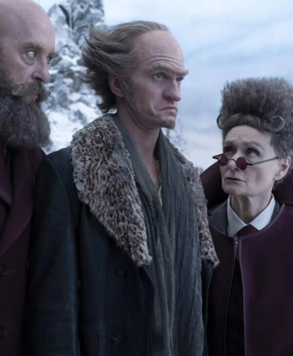 A Series Of Unfortunate Events Count Olaf Black Fur Long Coat