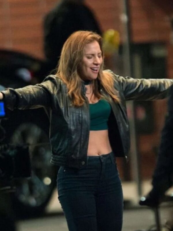 A Star is Born Lady Gaga Black Jacket