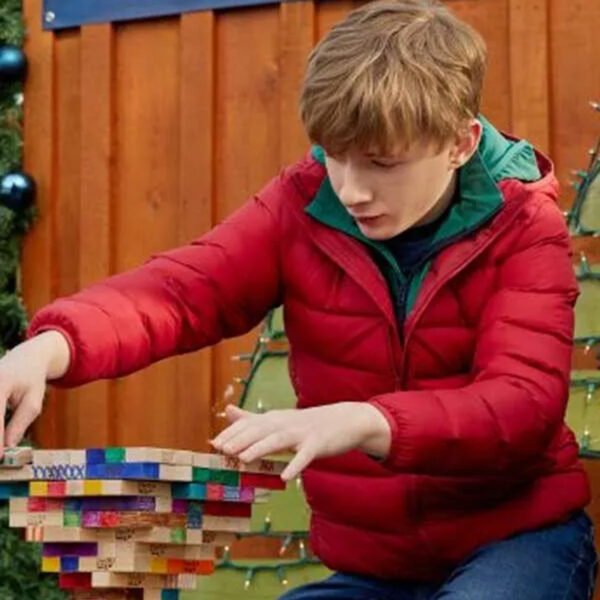 A World Record Christmas Aias Dalman Red Puffer Jacket