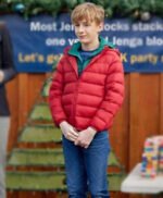 A World Record Christmas Aias Dalman Red Puffer Jacket