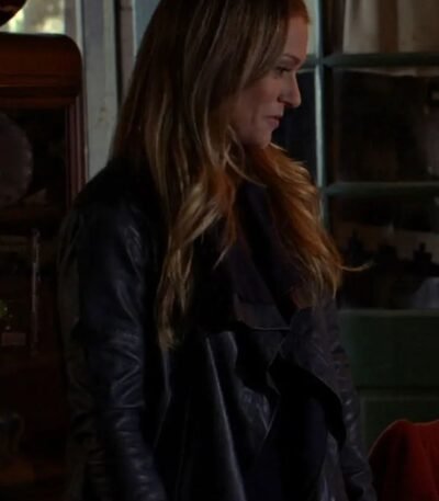 A.J. Cook Criminal Minds S10 Biker Jacket