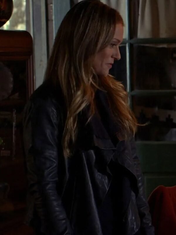 A.J. Cook Criminal Minds S10 Biker Jacket