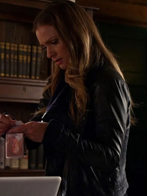 A.J. Cook Criminal Minds S10 Biker Jacket