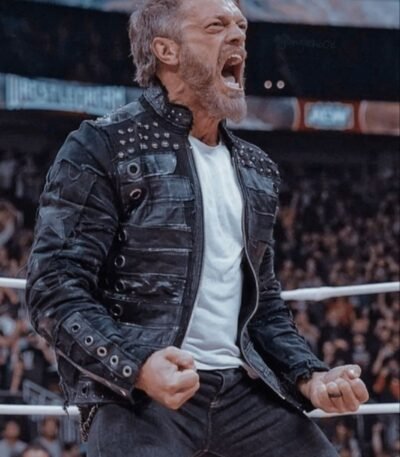 AEW Wrestle Dream Edge Black Leather Jacket