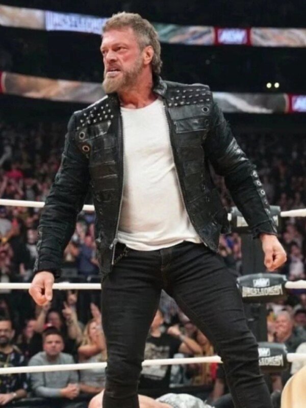 AEW Wrestle Dream Edge Black Leather Jacket
