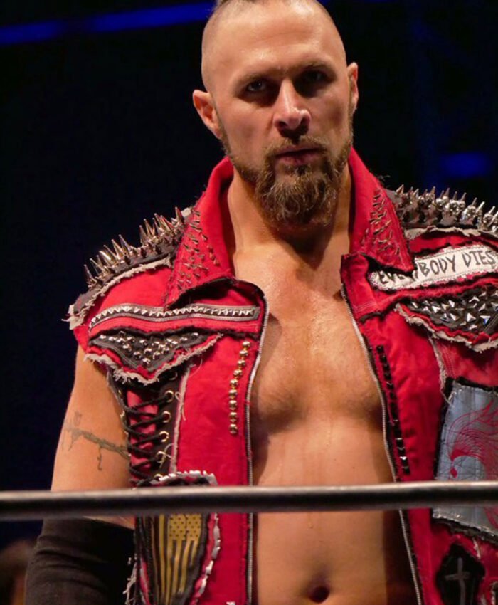 AEW Wrestler Lance Archer Red Vest With Spikes