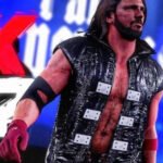AJ Styles P1 Black Leather Vest With Hood