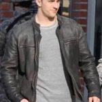 Aaron Taylor Johnson Godzilla Leather Black Jacket