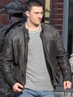 Aaron Taylor Johnson Godzilla Leather Black Jacket