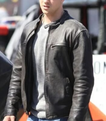 Aaron Taylor Johnson Godzilla Leather Black Jacket
