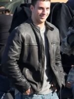 Aaron Taylor Johnson Godzilla Leather Black Jacket