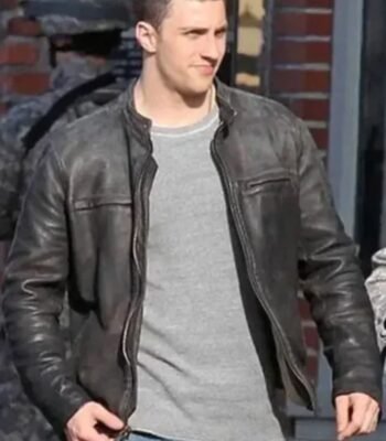 Aaron Taylor Johnson Godzilla Leather Black Jacket