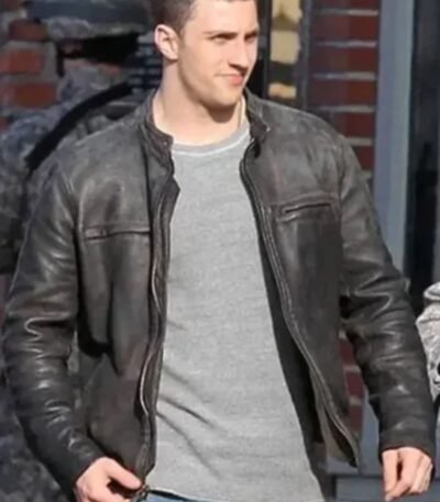 Aaron Taylor Johnson Godzilla Leather Black Jacket