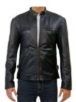 Aaron Taylor Johnson Godzilla Leather Black Jacket