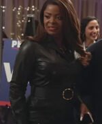 Abbott Elementary S02 Ava Coleman Leather Jumpsuit