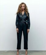 Abbott Elementary S02 Ava Coleman Leather Jumpsuit