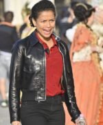 Abby Lift Movie 2024 Black Jacket