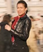 Abby Lift Movie 2024 Black Jacket