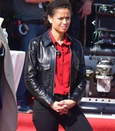 Abby Lift Movie 2024 Black Jacket