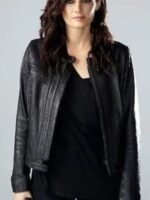 Absentia Stana Katic Black Real Leather Jacket