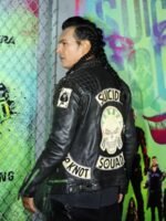 Adam Beach Suicide Squad Slipknot Biker Jacket