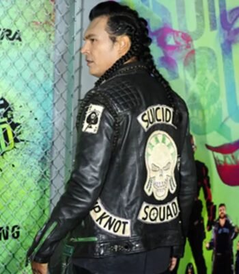 Adam Beach Suicide Squad Slipknot Biker Jacket