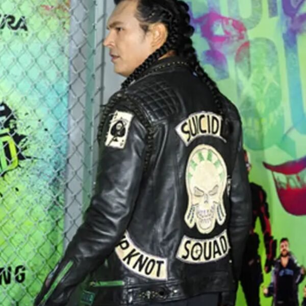 Adam Beach Suicide Squad Slipknot Biker Jacket