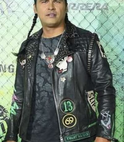 Adam Beach Suicide Squad Slipknot Biker Jacket