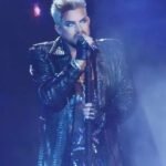Adam Lambert American Idol PU Leather Black Long Coat