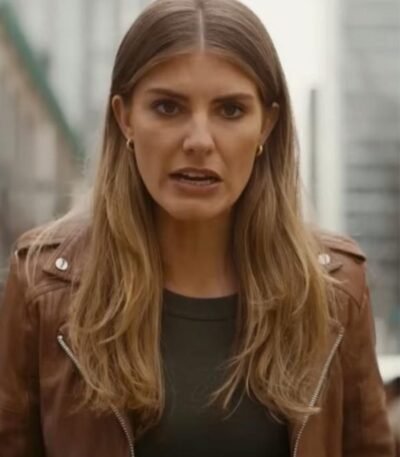 Addison Augustine Quantum Leap Brown leather Jacket