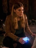 Addison Augustine Quantum Leap Brown leather Jacket