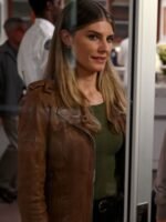 Addison Augustine Quantum Leap Brown leather Jacket