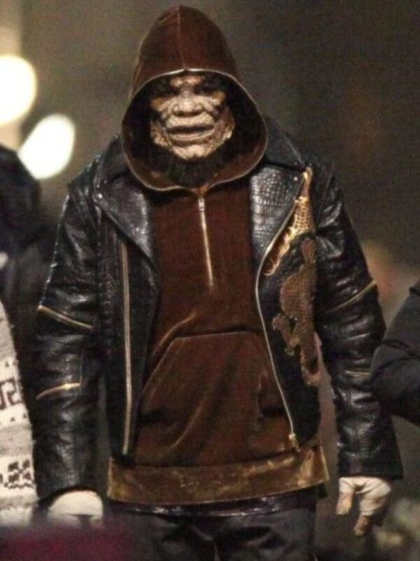 Adewale Waylon Suicide Squad Jones Killer Croc Leather Jacket