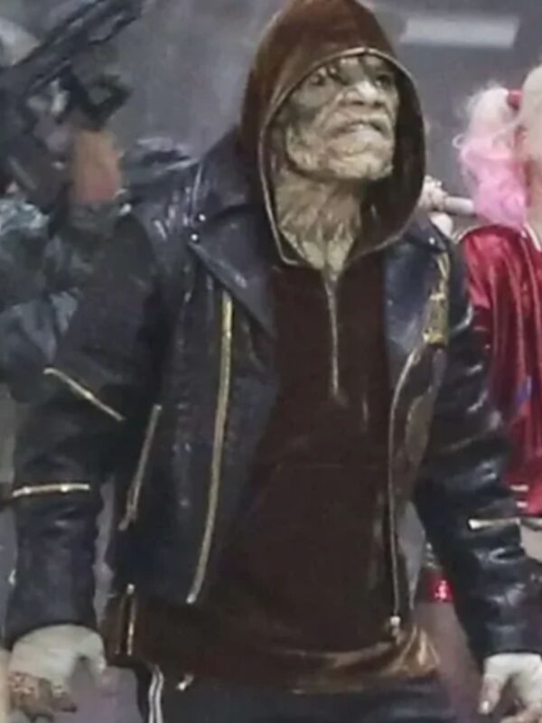 Adewale Waylon Suicide Squad Jones Killer Croc Leather Jacket