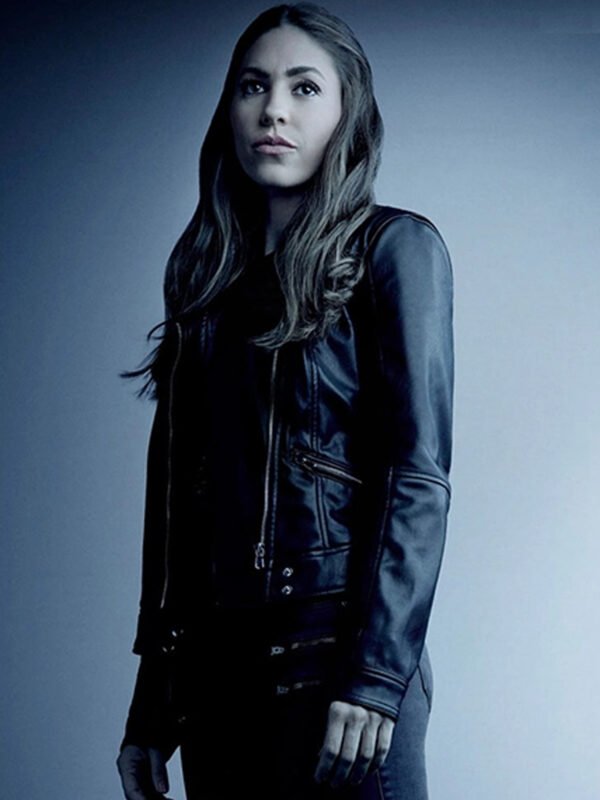 Agents of Shield Elena Yo Yo Rodriguez Black Leather Jacket