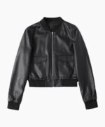 Agents of Shield Skye Black Bomber Leather Jacket