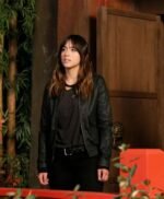 Agents of Shield Skye Black Bomber Leather Jacket