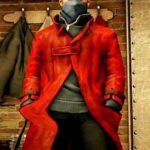 Aiden Pearce Watch Dogs Leather Red Long Coat